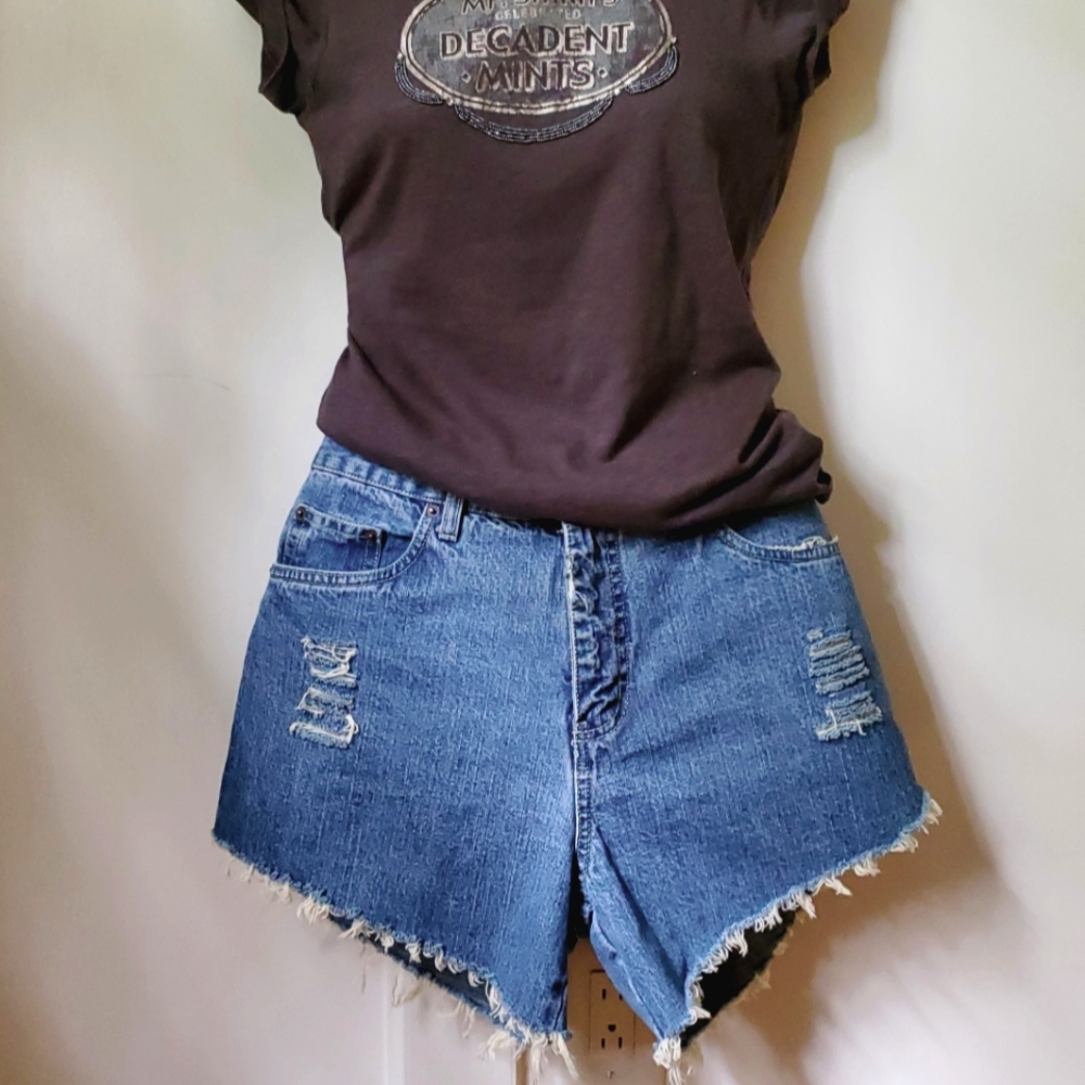 Vintage Bill Blass Mom Jean Shorts size 8